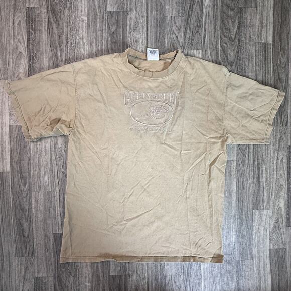 Vintage Santee HVYWT 100% Cotton Embroidered Hunting Graphic Tee Made in USA - Picture 1 of 6